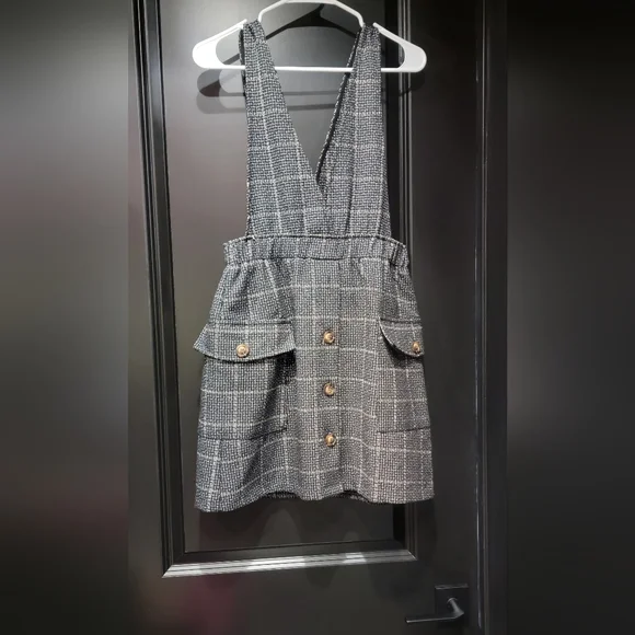 Pink Lily | Dresses | Overall Dress Super Cute | Poshmark